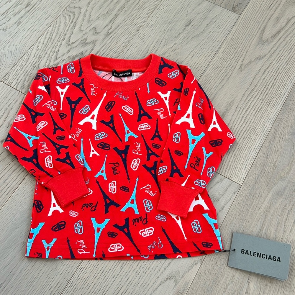 Balenciaga long sleeve boys shirt